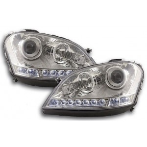 Předn&iacute; světla DEVIL EYES Mercedes Benz W164 ML 05-08 chrom