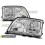 Přední světla Mercedes Benz W140 S-tř. 91-98 – chrom