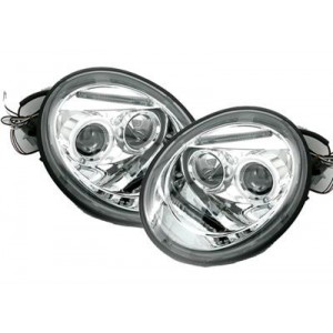 Předn&iacute; čir&aacute; světla VW New Beetle 97-05 chrom