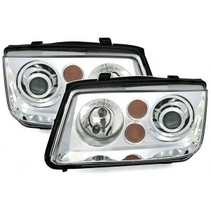 Předn&iacute; čir&aacute; světla VW Bora 98-05 &ndash; chrom