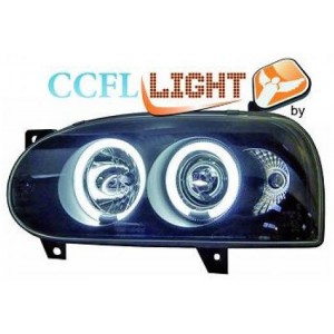 Čir&aacute; optika VW Golf III 92-98 CCFL, čern&aacute;