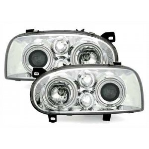 Čir&aacute; optika VW Golf III 92-98 CCFL, chrom