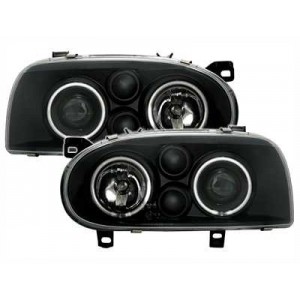 Čir&aacute; optika VW Golf III 92-98 CCFL, čern&aacute;