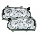 Čir&aacute; optika VW Golf 3 92-98 vzhled Golf 4 - chrom