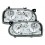 Čirá optika VW Golf 3 92-98 vzhled Golf 4 - chrom