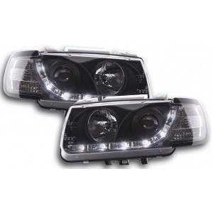 Předn&iacute; světla DEVIL EYES VW Polo 6N 95-98 &ndash; čern&aacute;