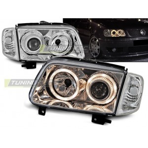 Předn&iacute; čir&aacute; světla VW Polo 6N2 99-01 &ndash; chrom