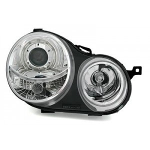 Předn&iacute; čir&aacute; světla VW Polo 9N 02-04 &ndash; chrom