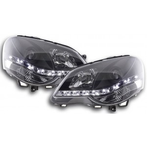 Čir&aacute; světla DEVIL EYES VW Polo 9N3 05-09 &ndash; čern&aacute;