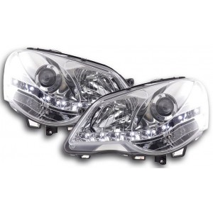 Předn&iacute; světla D-LITE VW Polo 9N3 05-09 &ndash; chrom