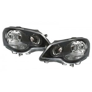 Čir&aacute; optika VW Polo 9N3 05-09 &ndash; čern&aacute;