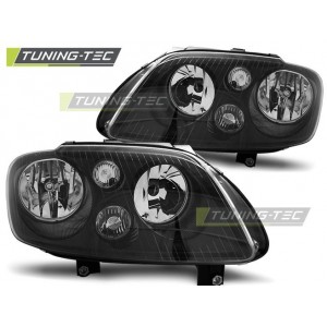 Předn&iacute; čir&aacute; světla VW Touran 1T 03-06 &ndash; čern&aacute;