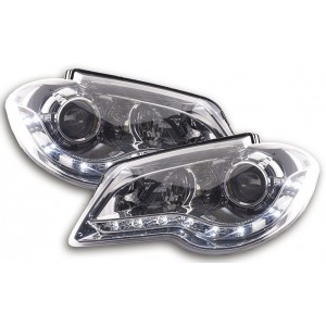 Předn&iacute; světla DEVIL EYES VW Touran 1T GP 06-10 &ndash; chrom