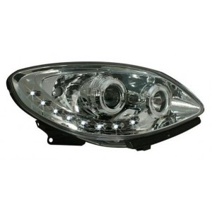 Předn&iacute; čir&aacute; světla DEVIL EYES Renault Twingo 07-11 - chrom