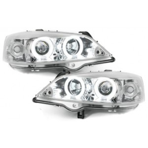 Čir&aacute; optika Opel Astra G 98-04 CCFL, chrom
