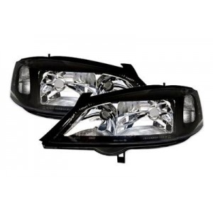 Předn&iacute; čir&aacute; světla Opel Astra G 98-04 &ndash; čern&aacute;