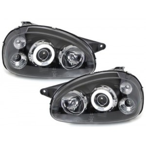 Čir&aacute; optika Opel Corsa B 3/5dv. 93-01 CCFL, čern&aacute;