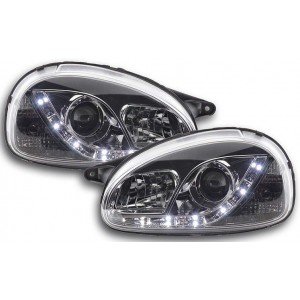 Předn&iacute; světla DEVIL EYES Opel Corsa B 3/5dv. - chrom