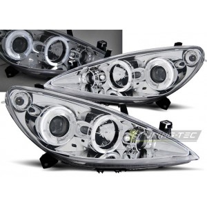 Čir&aacute; optika Peugeot 307 01-05 &ndash; chrom