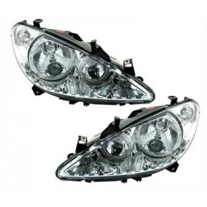 Předn&iacute; čir&aacute; světla Peugeot 307 01-05 &ndash; chrom