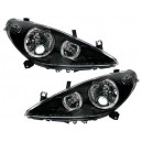 Předn&iacute; čir&aacute; světla Peugeot 307 01-05 &ndash; čern&aacute;