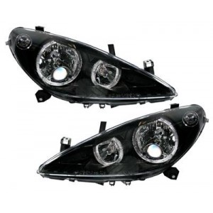 Předn&iacute; čir&aacute; světla Peugeot 307 01-05 &ndash; čern&aacute;