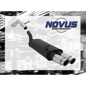 Audi A3 8L sportovn&iacute; v&yacute;fuk NOVUS, koncovka 2x 76mm GP