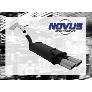 Audi A3 8L sportovn&iacute; v&yacute;fuk NOVUS, koncovka 2x 76mm SR