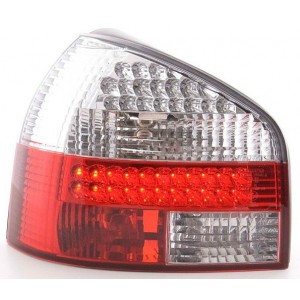 Zadn&iacute; čir&aacute; světla Audi A3 8L 96-03 LED, červen&aacute;/krystal