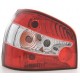 Zadní čirá světla Audi A3 8L 96-03 – červená/krystal