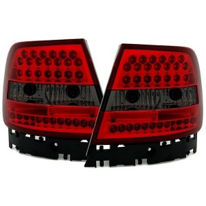 Zadn&iacute; světla Audi A4 B5 95-01 LED, červen&aacute;/kouřov&aacute;