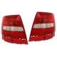 Čirá světla Audi A4 B5 95-01 Lim. červená/bílá