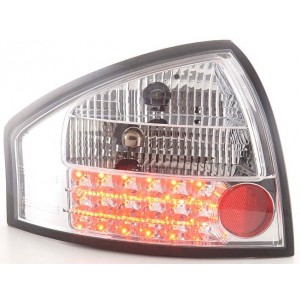 Zadn&iacute; čir&aacute; světla Audi A6 97-04 - LED, krystal