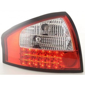 Zadn&iacute; světla Audi A6 97-04 - LED, červen&aacute;/krystal