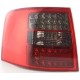Zadní světla Audi A6 Avant 4B 97-05 - LED, červená/kouřová