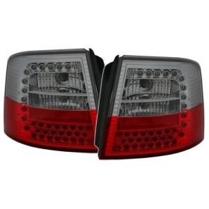 Zadn&iacute; čir&aacute; světla Audi A6 Avant 97-05 LED, červen&aacute;/kouřov&aacute;