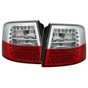 Zadn&iacute; čir&aacute; světla Audi A6 Avant 97-05 LED, červen&aacute;/krystal