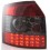 Zadn&iacute; čir&aacute; světla Audi A4 B6 8E Avant 01-04 &ndash; LED, červen&aacute;/kouřov&aacute;