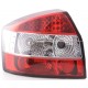 Zadní světla Audi A4 8E Lim. 01-04 - LED, červená/krystal