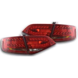 Zadn&iacute; světla Audi A4 B8 8K Lim. 07-11 LED, červen&aacute;/kouřov&aacute;