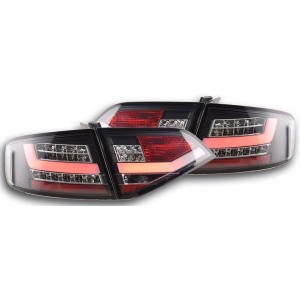 Zadn&iacute; čir&aacute; světla Audi A4 B8 8K Lim. 07-11 LED, čern&aacute;