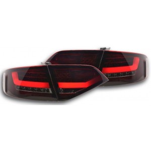 Zadn&iacute; čir&aacute; světla Audi A4 B8 8K Lim. 07-11 LED, červen&aacute;/kouřov&aacute;