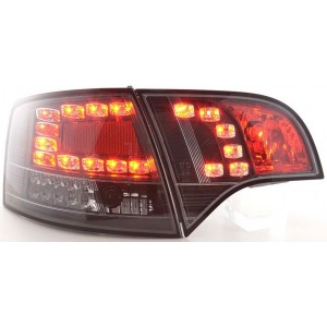 Zadn&iacute; čir&aacute; světla Audi A4 Avant B7 04-08 - LED, čern&aacute;