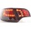 Zadn&iacute; čir&aacute; světla Audi A4 Avant B7 04-08 - LED, čern&aacute;