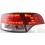 Zadn&iacute; čir&aacute; světla Audi A4 Avant B7 04-08 - LED, červen&aacute;/krystal