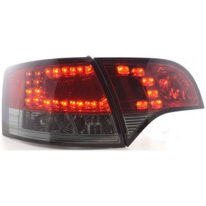 Zadn&iacute; světla Audi A4 Avant B7 04-08 - LED, červen&aacute;/kouřov&aacute;