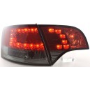 Zadn&iacute; čir&aacute; světla Audi A4 Avant B7 04-08 - LED, červen&aacute;/kouřov&aacute;