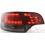 Zadn&iacute; čir&aacute; světla Audi A4 Avant B7 04-08 - LED, červen&aacute;/kouřov&aacute;