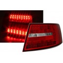 Čir&aacute; světla Audi A6 4F Lim. 04-08 LED, červen&aacute;/krystal