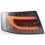 Zadní čirá světla Audi A6 C6 4F 04-08 LIGHT BAR LED, kouřová